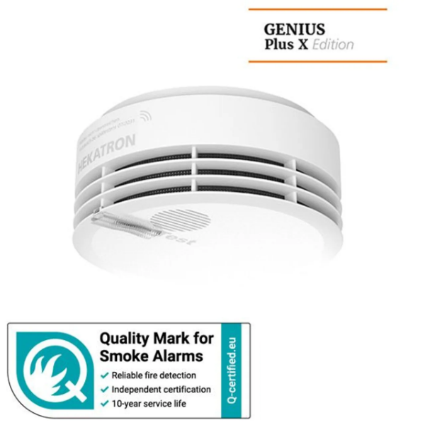 Radio controlled smoke detector Genius Plus X Edition